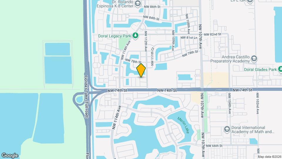 7563 NW 112th Pl Map and Location Details