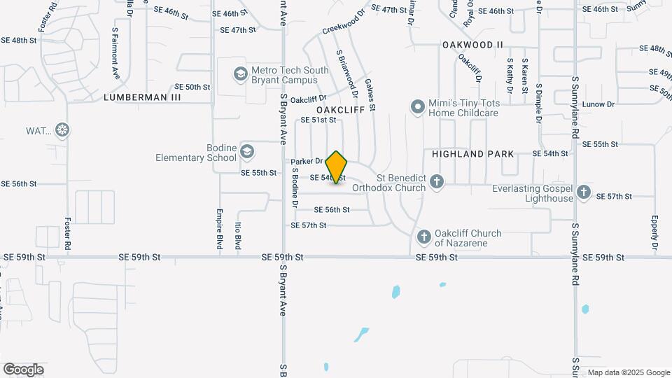 3205 SE 55th St Map and Location Details
