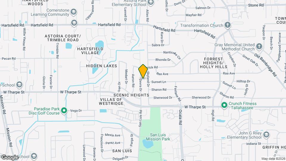 1829 Devra Dr Map and Location Details