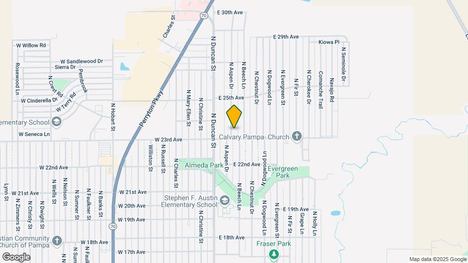2310 N Aspen Dr Map and Location Details