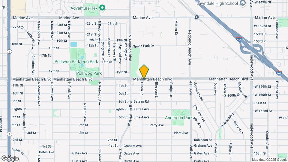 2002 Manhattan Beach Blvd Mapa y Detalles de la Ubicación