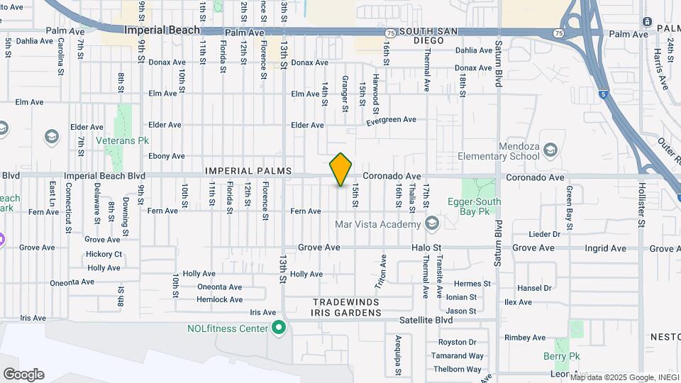1141 Granger St Map and Location Details