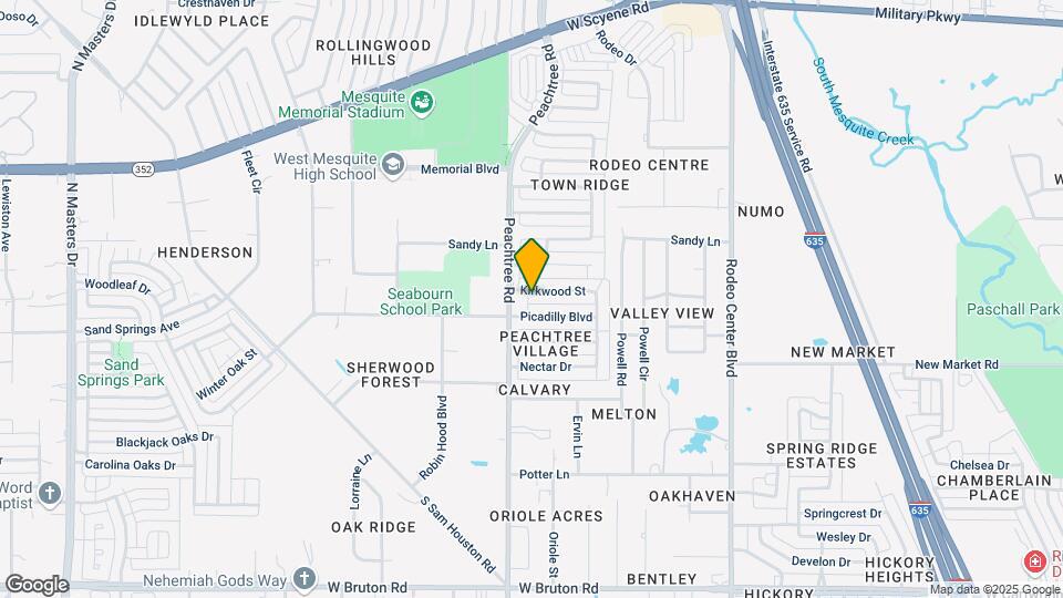2128 Kirkwood St Map and Location Details