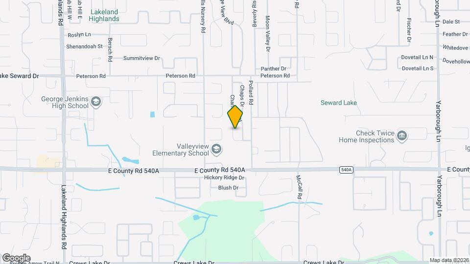 6032 Cason Way Map and Location Details