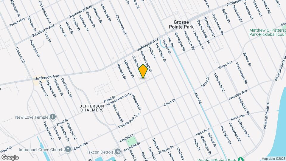 713 Chalmers St Map and Location Details