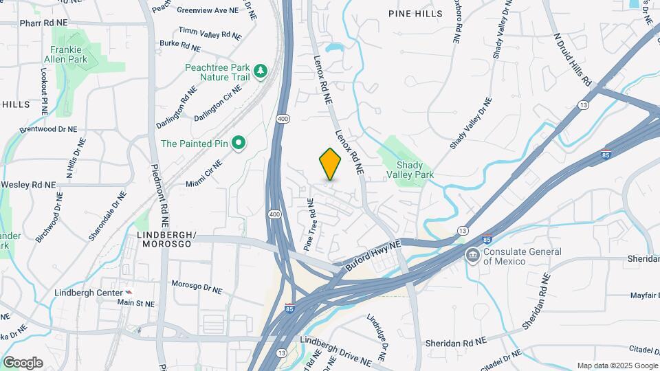 2617 Canterbury Trail Map and Location Details