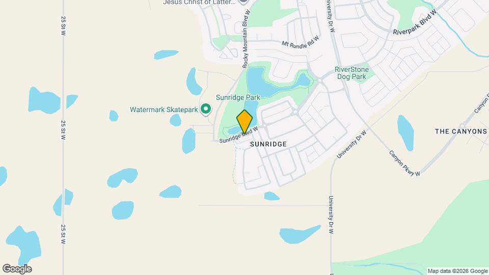 106 Sunridge Blvd W Map and Location Details