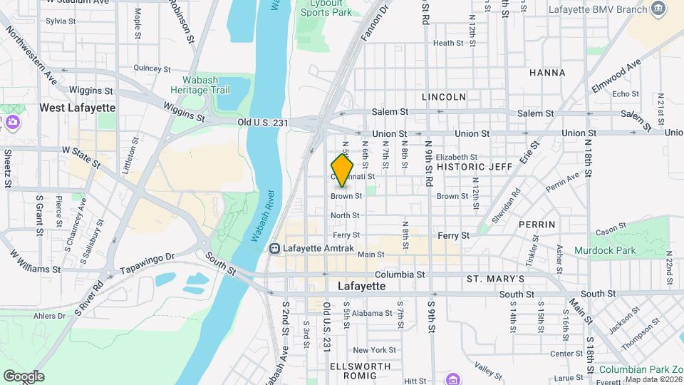 500 N 5th St, Unit B Mapa y Detalles de la Ubicación