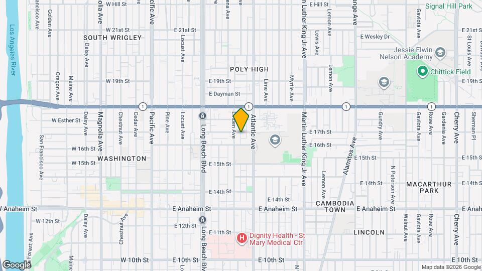 520 E 17th St Map and Location Details