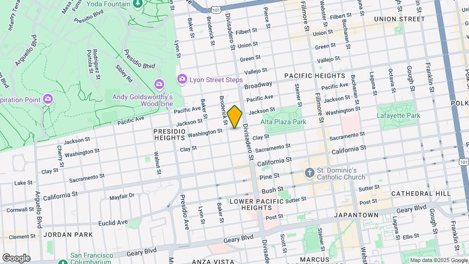 2965 Washington St Map and Location Details