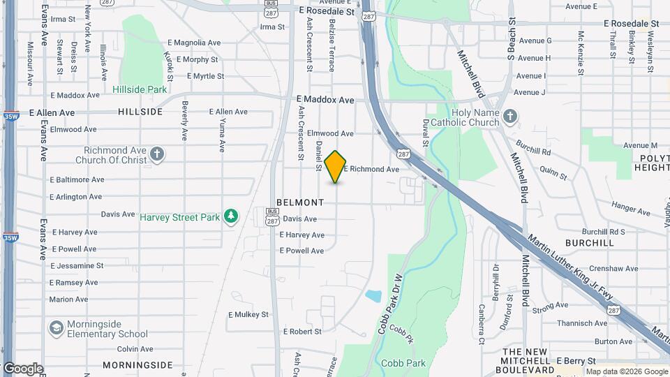 2108 Belzise Terrace Map and Location Details