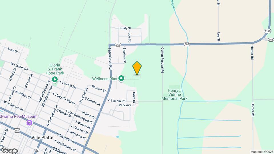 Ville Platte Village Apartments Map and Location Details