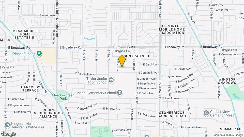 3265 E Carmel Ave Map and Location Details