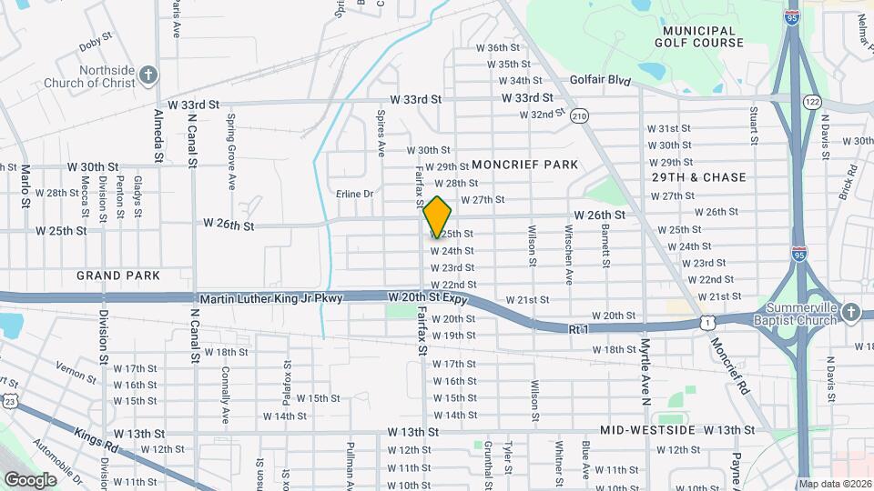 1737 W 24th St Map and Location Details