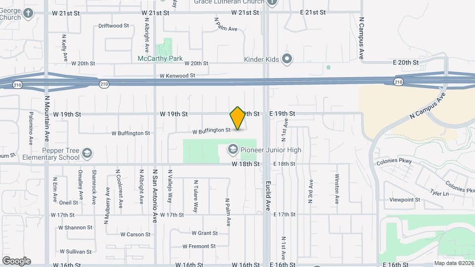180 W Buffington St Map and Location Details