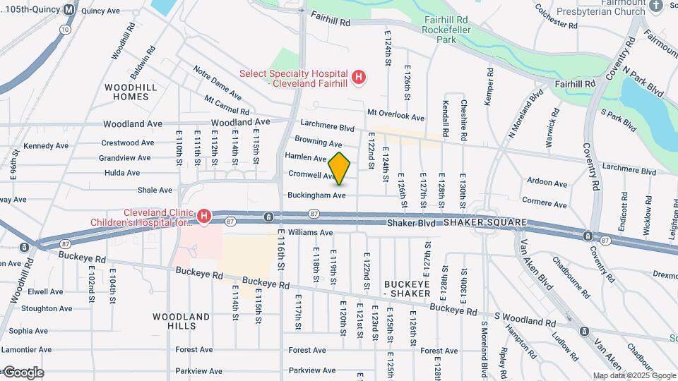 11909 Buckingham Ave-Unit -Down Map and Location Details