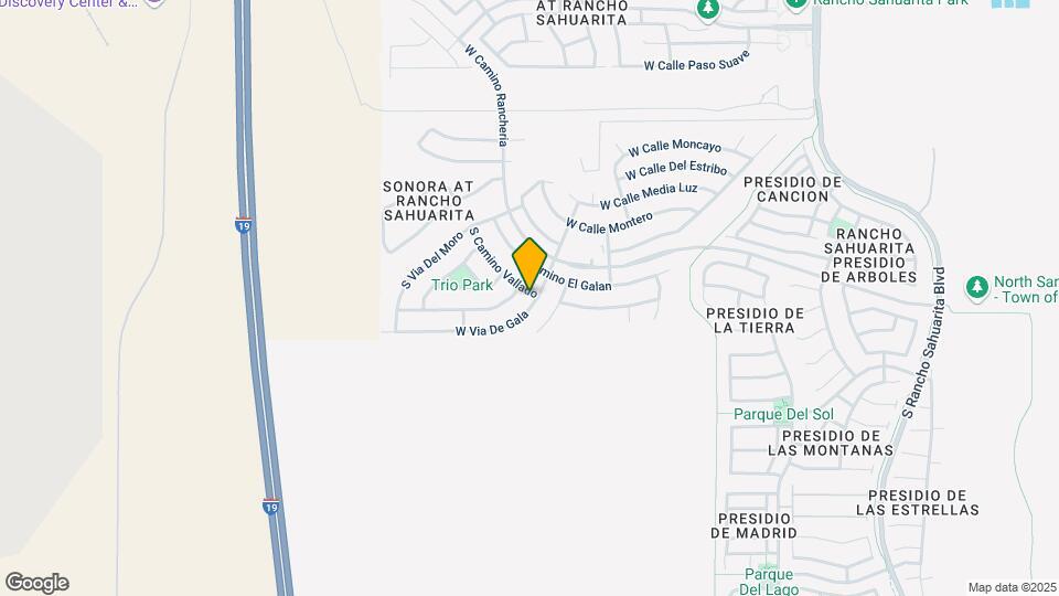 14388 S Camino Vallado Map and Location Details