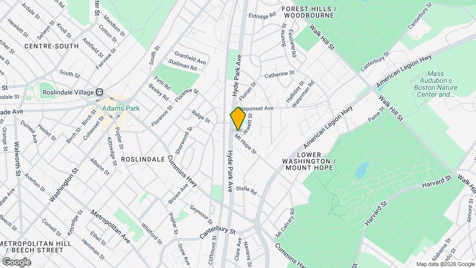 61-63 Philbrick St, Unit #1 Map and Location Details