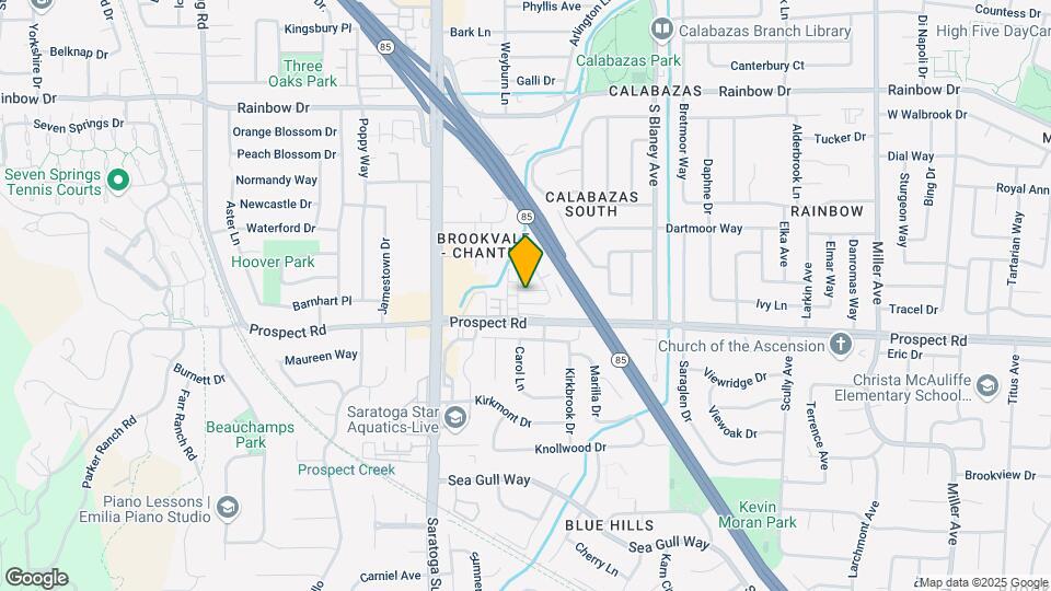 1502 Brookvale Dr Map and Location Details