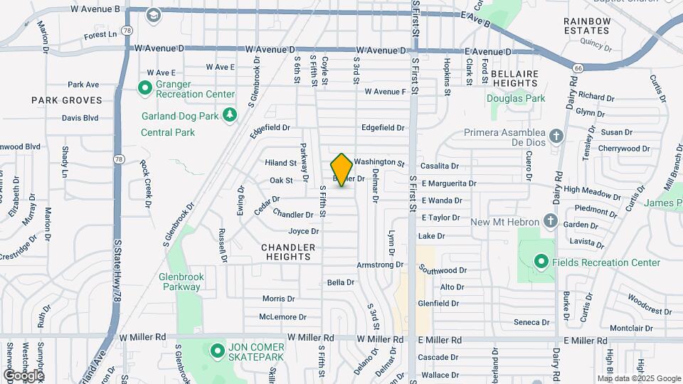 313 Cedar Dr Map and Location Details