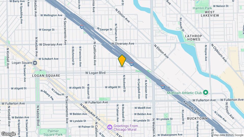 2600 W. Logan Blvd Map and Location Details