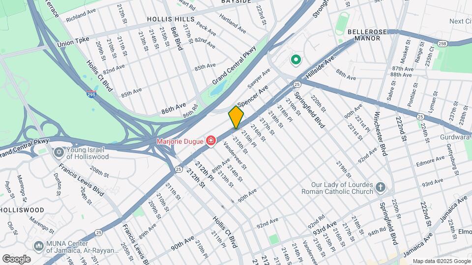 215-10 Hillside Ave. Map and Location Details