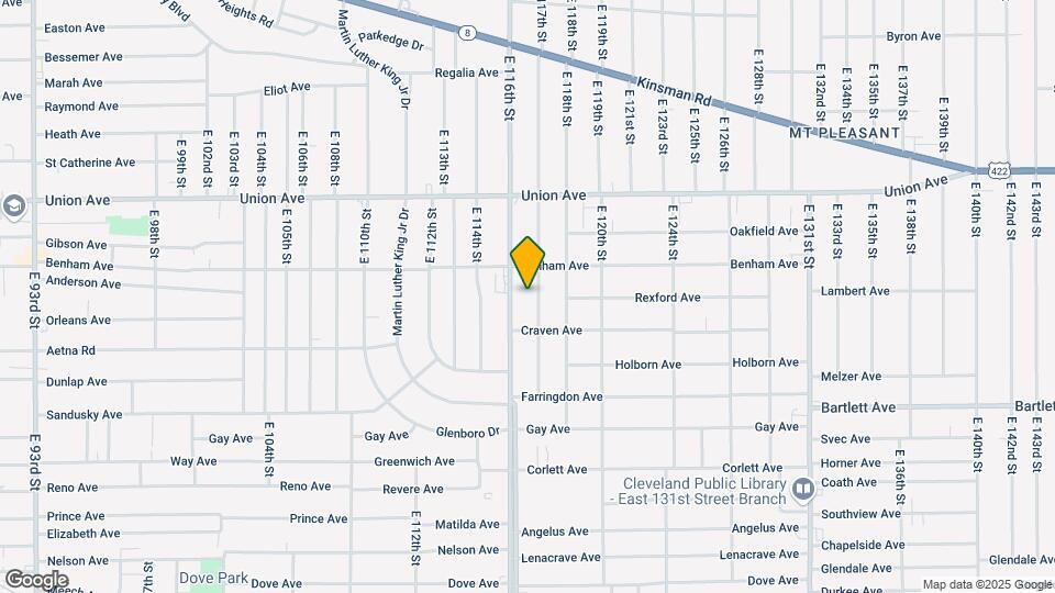 3604 E 117th St Map and Location Details