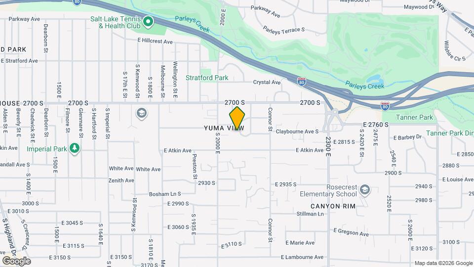 2772 S Yuma Cir Map and Location Details