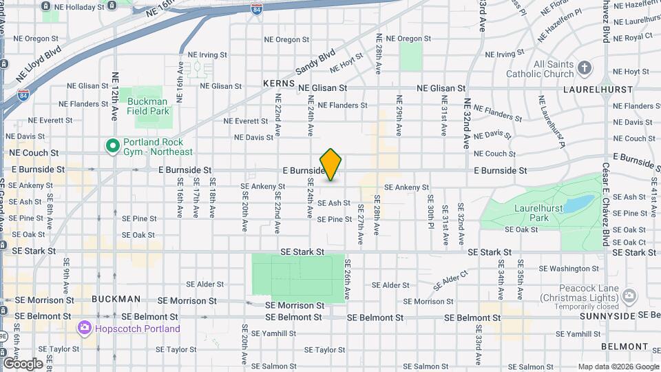 2457 SE Ankeny St Map and Location Details