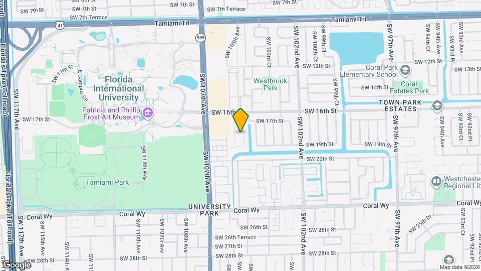 1804 SW 104th Ct Map and Location Details