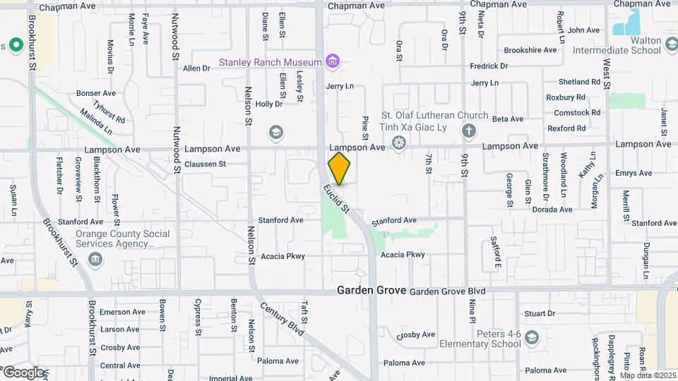 12640 Euclid St Map and Location Details