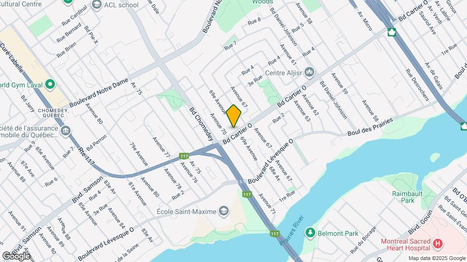 3365 Cartier Boul O Map and Location Details