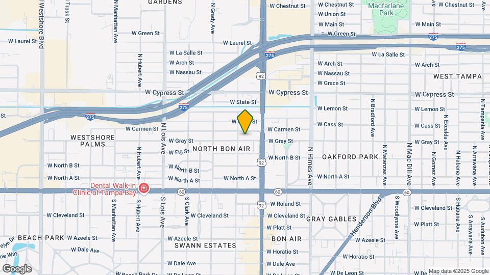 3819 W Gray St Map and Location Details