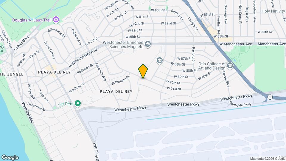 7630 W 91st St Map and Location Details