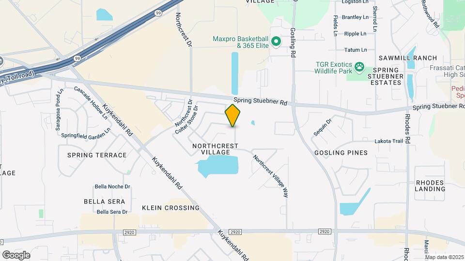 21839 Catoosa Dr Map and Location Details