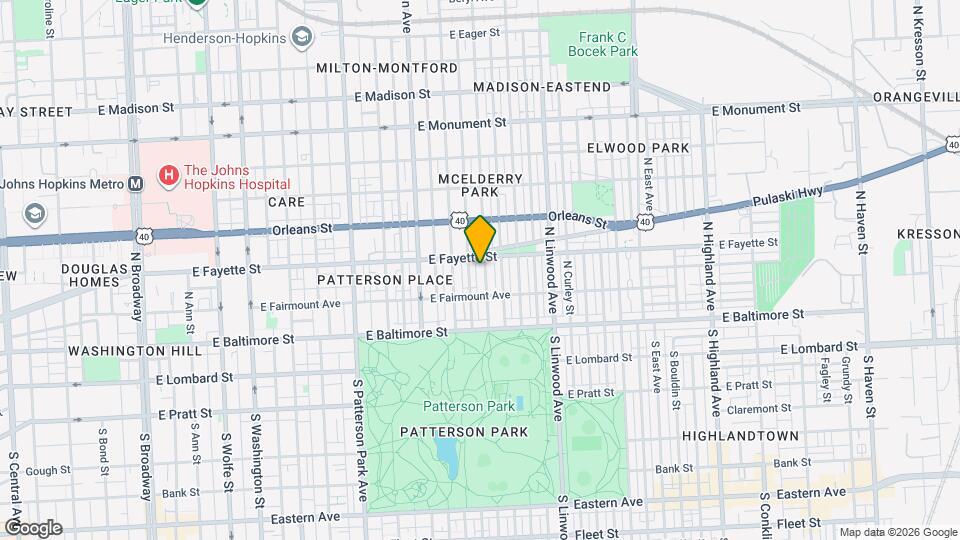 140 N Lakewood Ave Map and Location Details