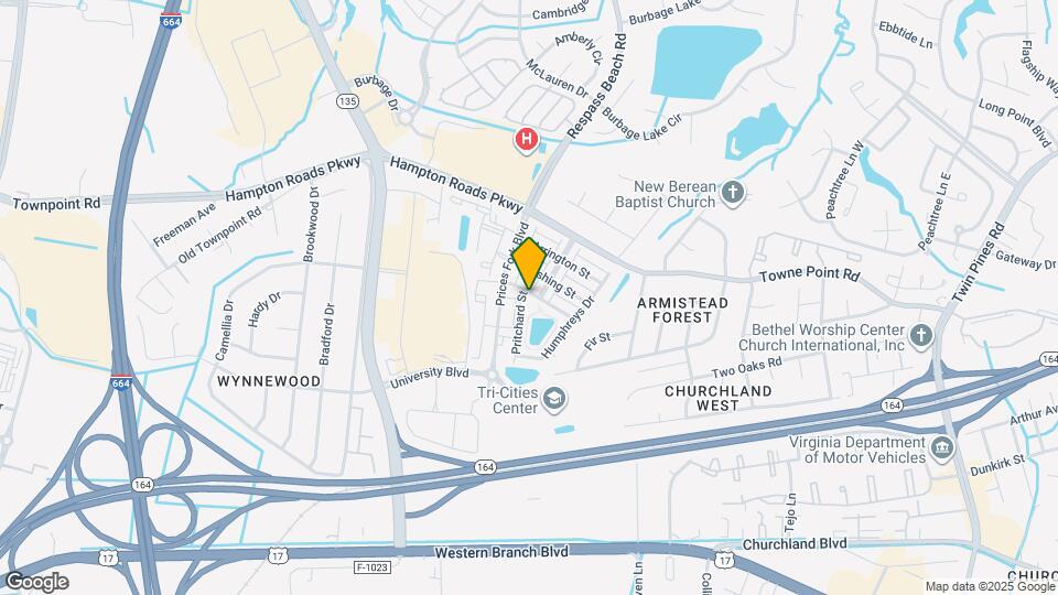 5210 Moreland St Map and Location Details