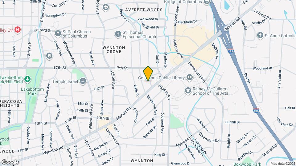 1515 Iris Dr Map and Location Details