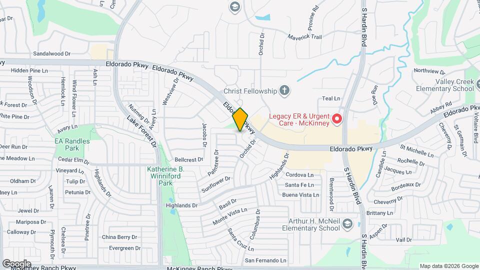 4204 Magnolia Dr Mapa y Detalles de la Ubicación