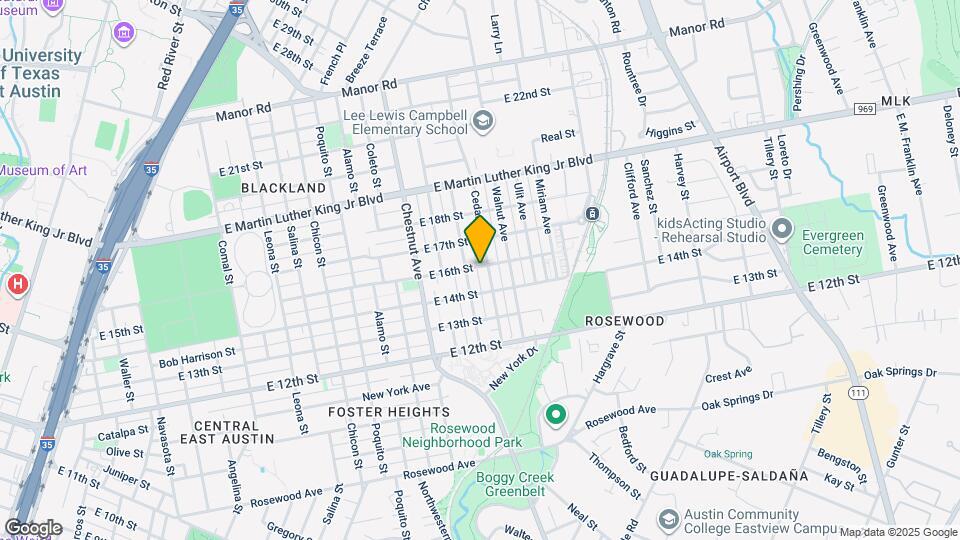 2509 E 16th St Map and Location Details