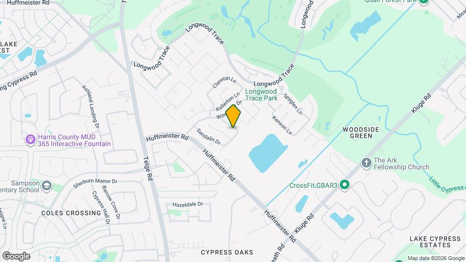 14411 Milestone Ln Map and Location Details