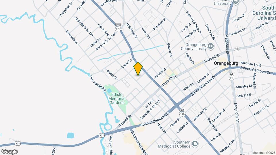 1025 Henley St Map and Location Details