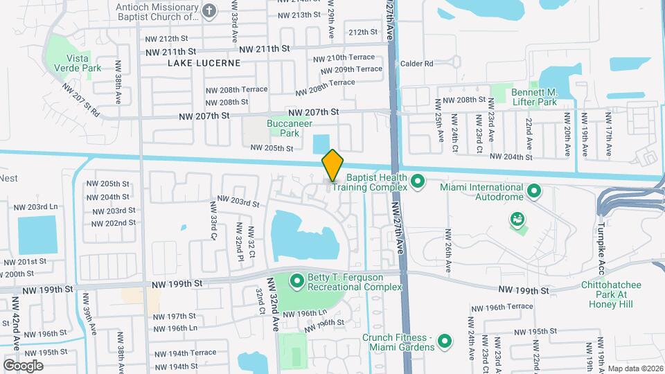 3010 NW 204th Terrace Map and Location Details
