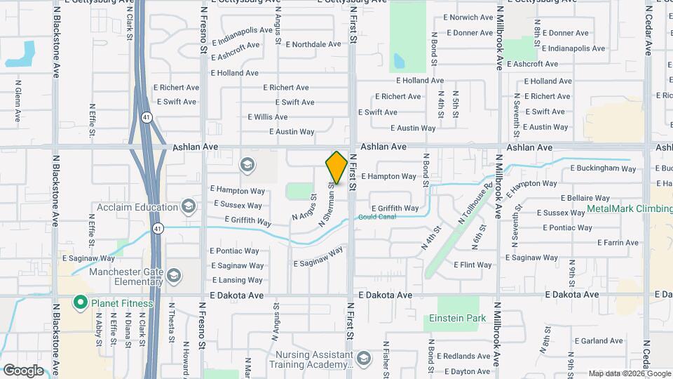 4096 N Sherman St Map and Location Details