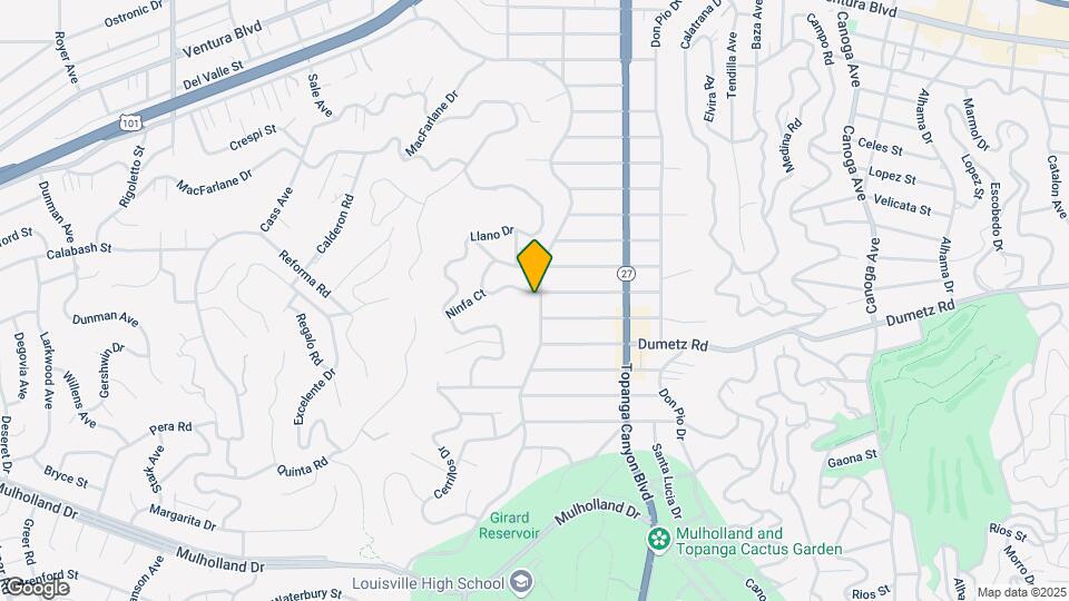 4949 San Feliciano Dr Map and Location Details