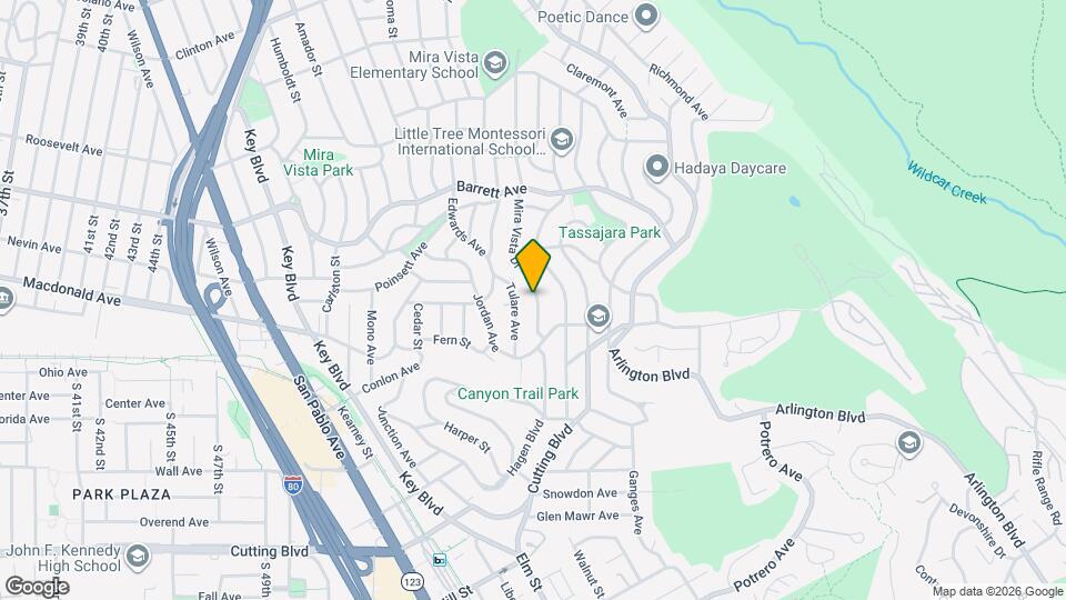 2403 Mira Vista Dr Map and Location Details