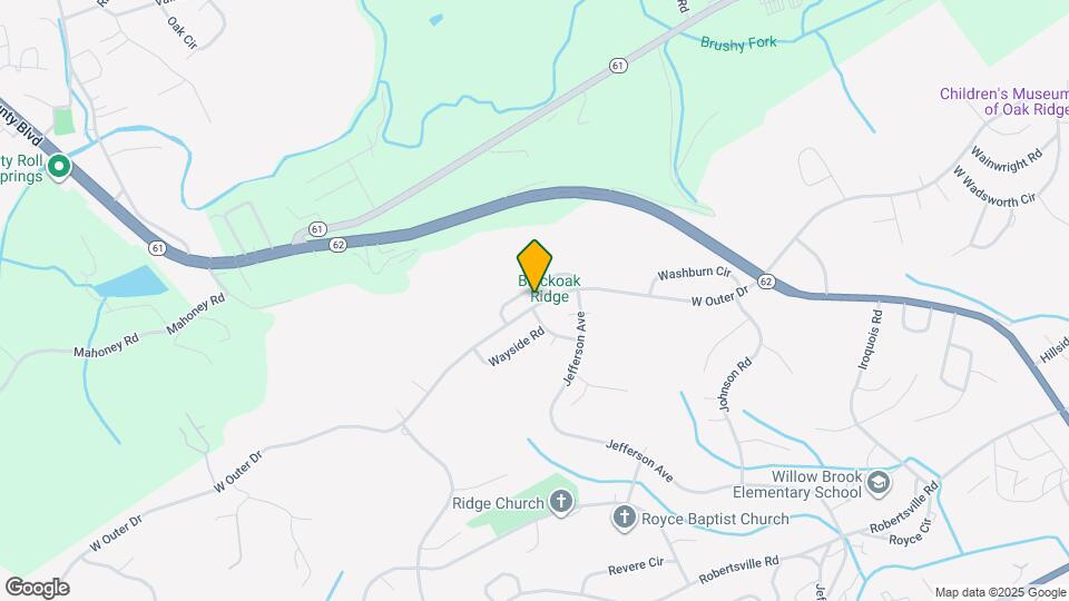 742 W Outer Dr Map and Location Details