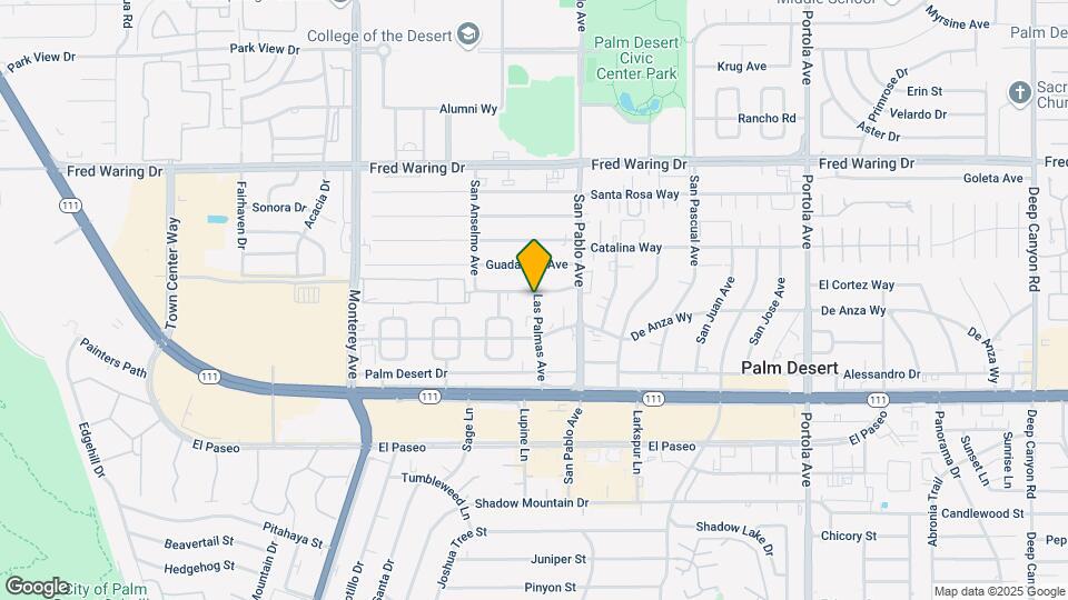 73401 Royal Palm Dr Map and Location Details