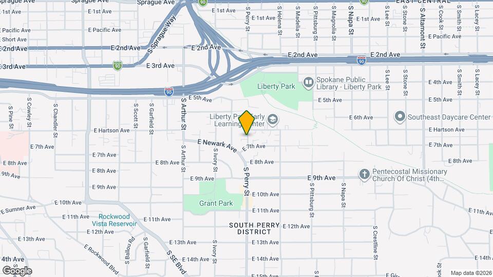 660 S Perry St Map and Location Details