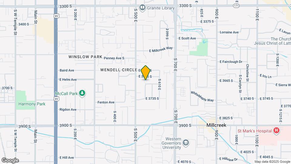 547 E 3665 S Map and Location Details